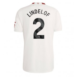 Maillot de foot Manchester United Victor Lindelof #2 Troisième 2023-24 Manches Courte